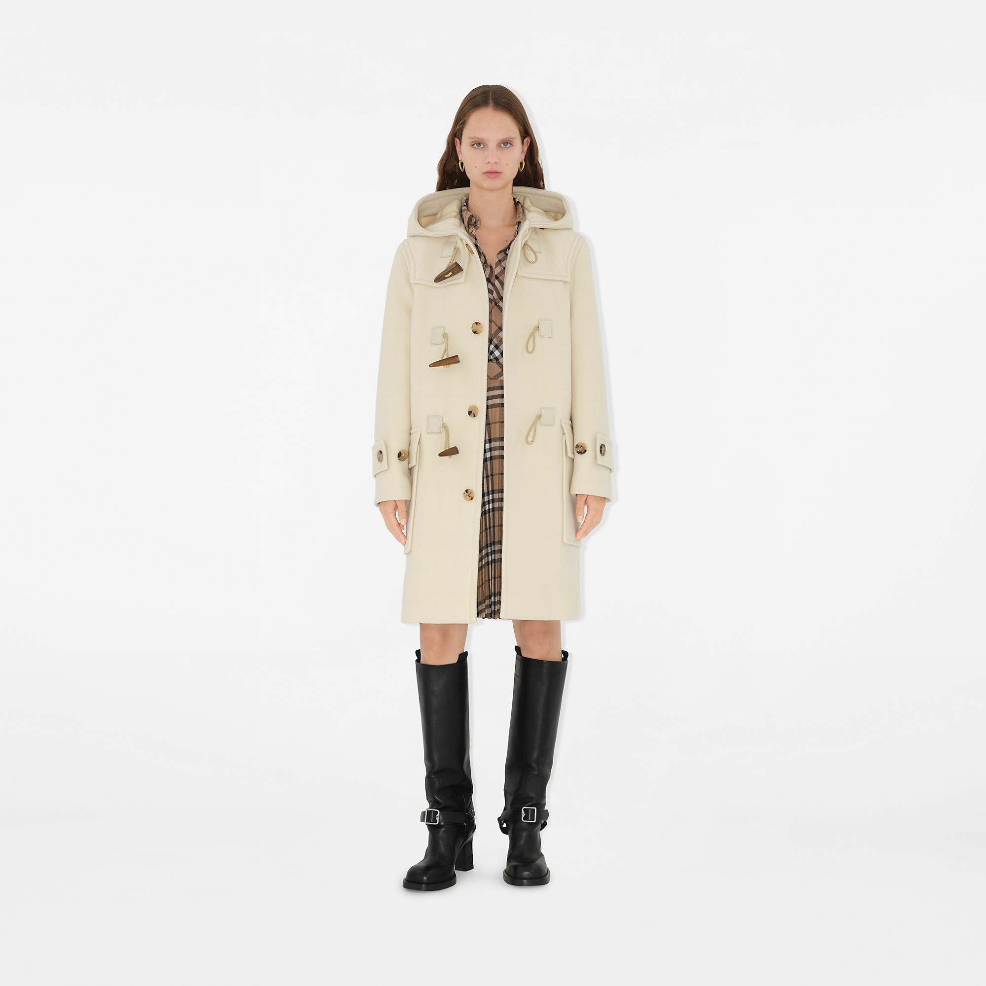 Wool Cashmere Duffle Coat - 2