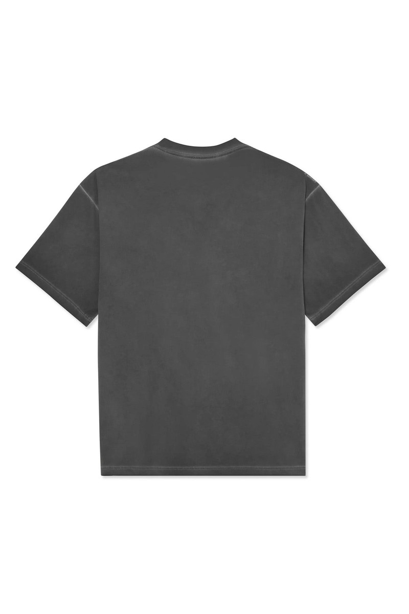 SATISFY AuraLite T-Shirt Centered Logo - Pigment Black outlook