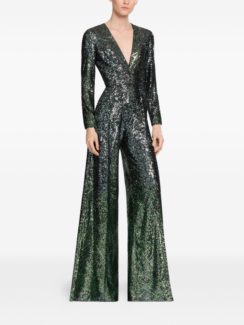 ELIE SAAB V-neck jumpsuit outlook