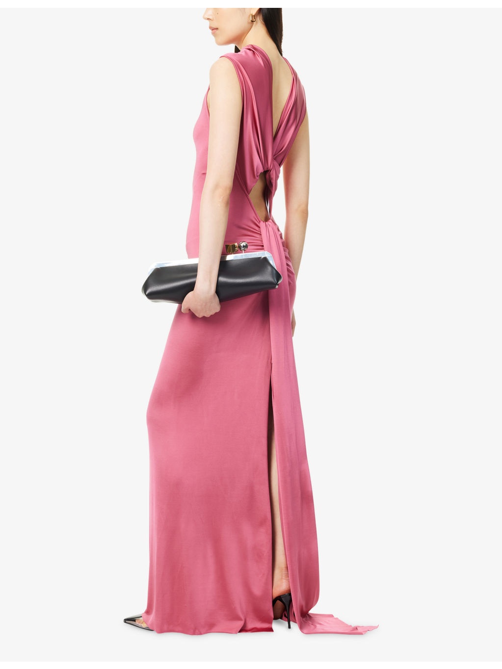 Twisted Sleeveless Stretch-Woven Maxi Dress - 2