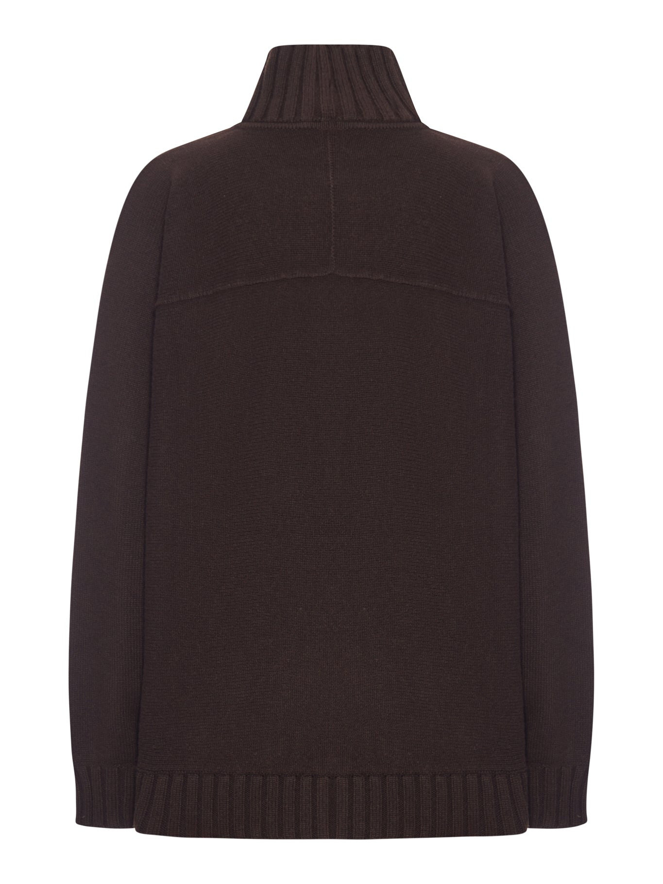 CASHMERE BLEND HIGH NECK SWEATER - 2