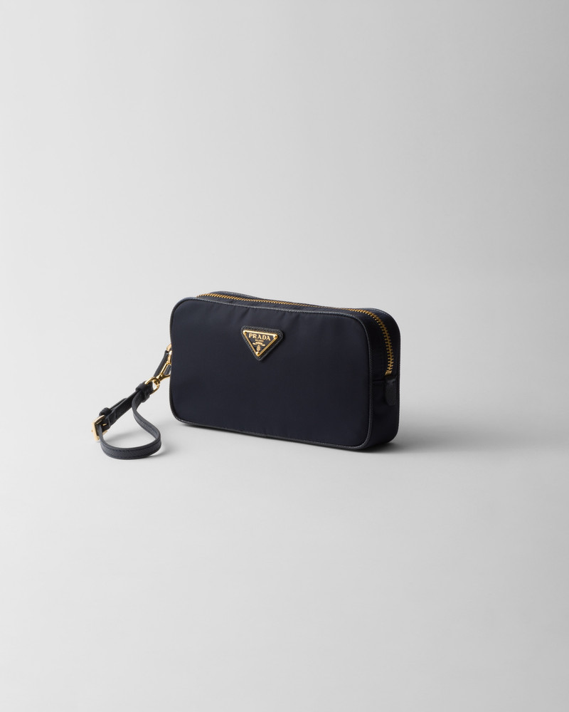 Prada Prada Re-Edition 1978 Re-Nylon and Saffiano leather pouch outlook