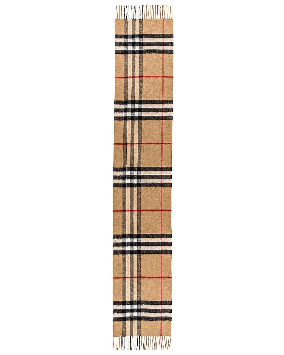 Giant Check Cashmere Scarf - 2