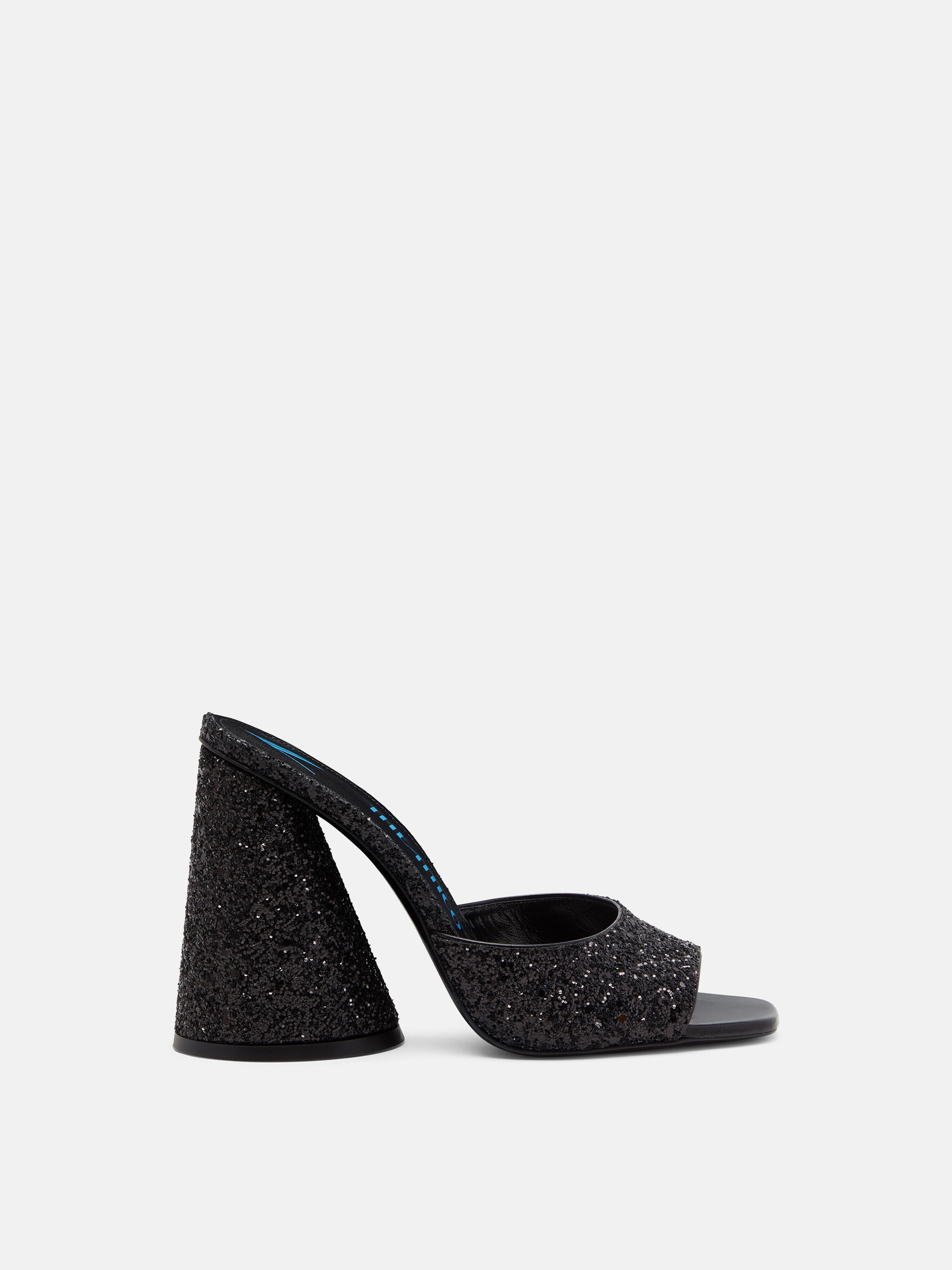 ''LUZ'' BLACK MULE - 1