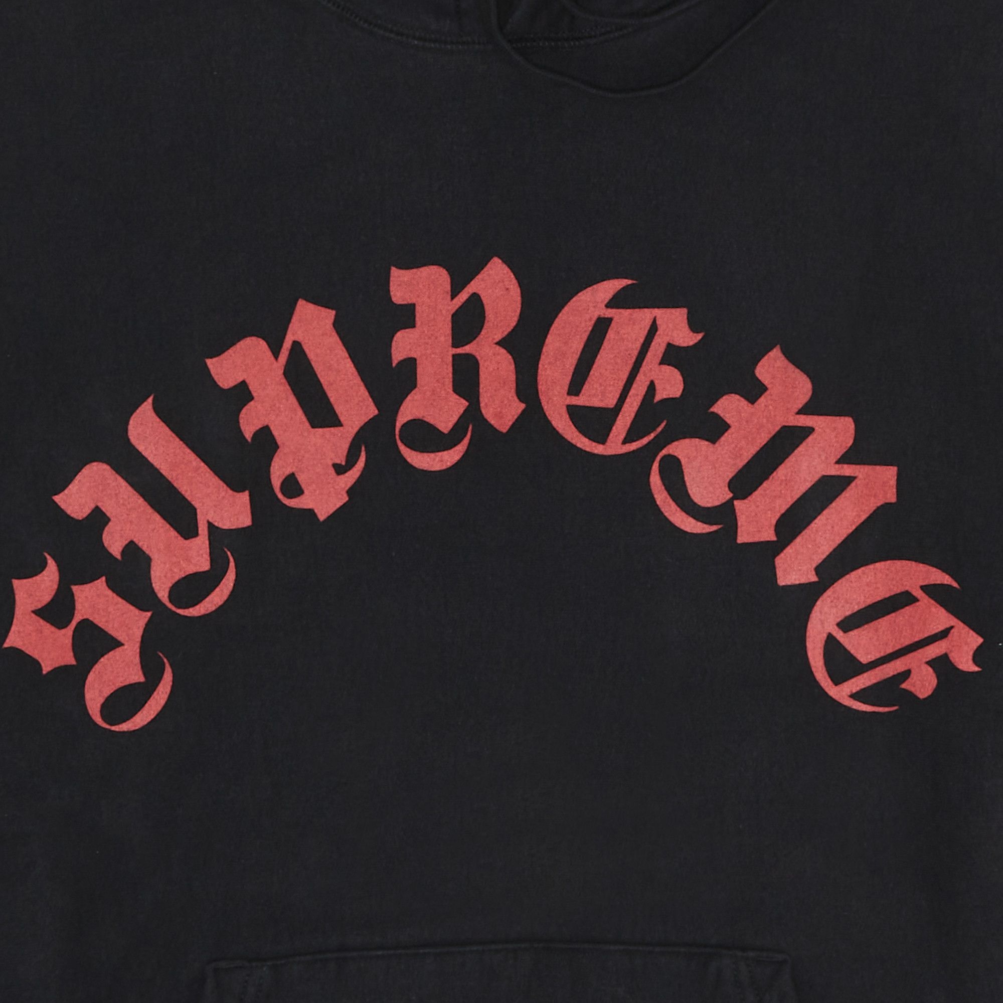 Supreme Printed Arc Hooded Sweatshirt 'Black' - 2