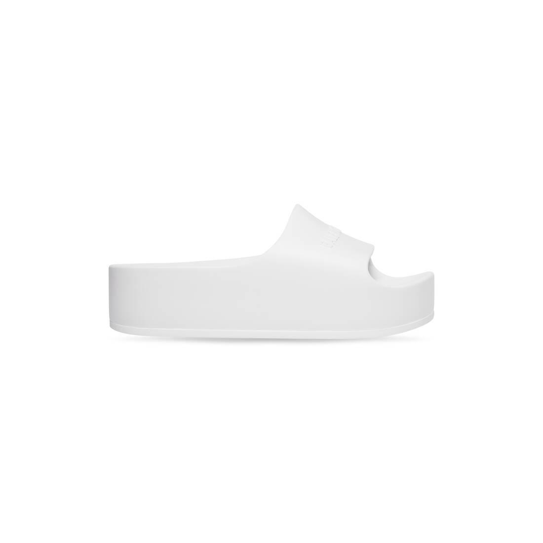 Women's Chunky Slide Sandal in White - 1