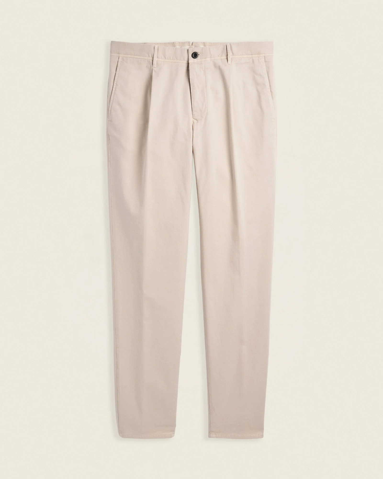 Tapered-fit stretch cotton trousers - 1