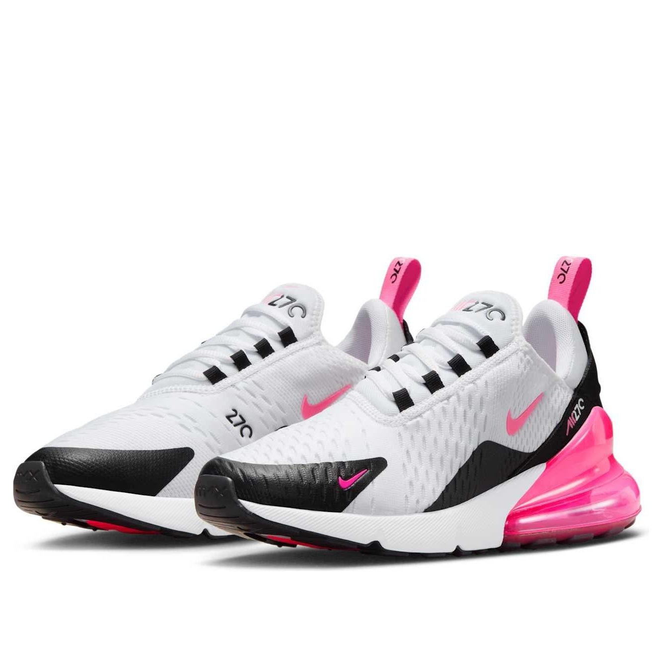 (WMNS) Nike Air Max 270 'White Black Hyper Pink' AH6789-127 - 3