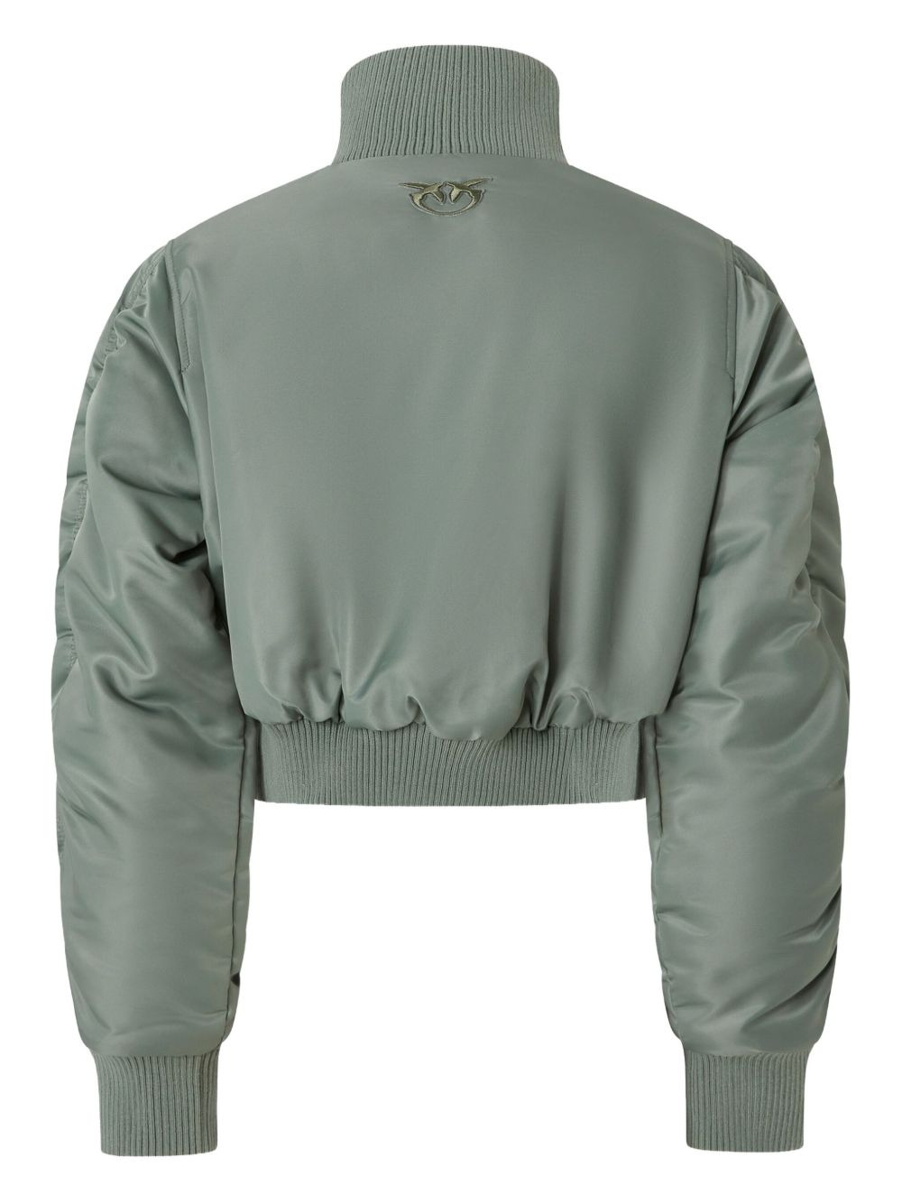 high-neck zip-front jacket - 2