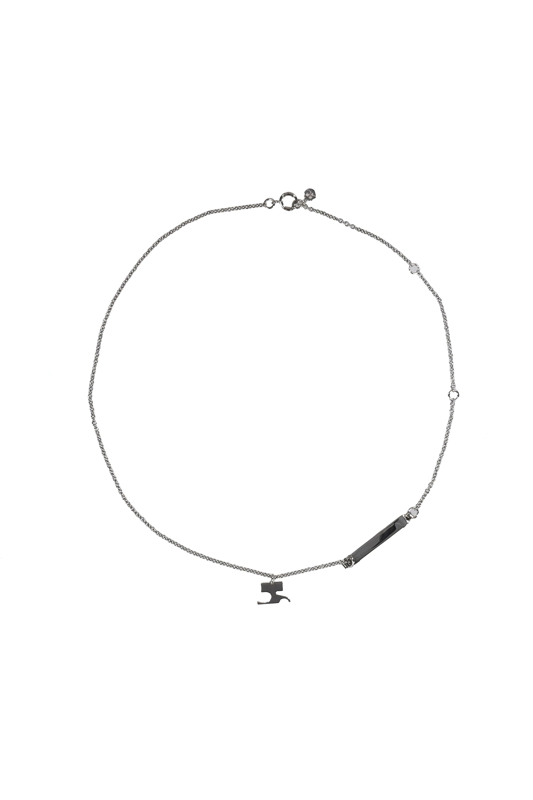 AC CHAIN NECKLACE / SIL - 2
