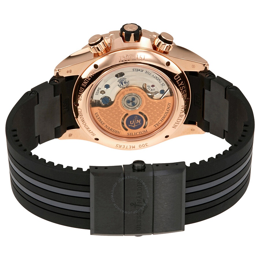 Ulysse Nardin Diver Automatic Men's Chronograph Watch 1502-151-3C/92 - 3