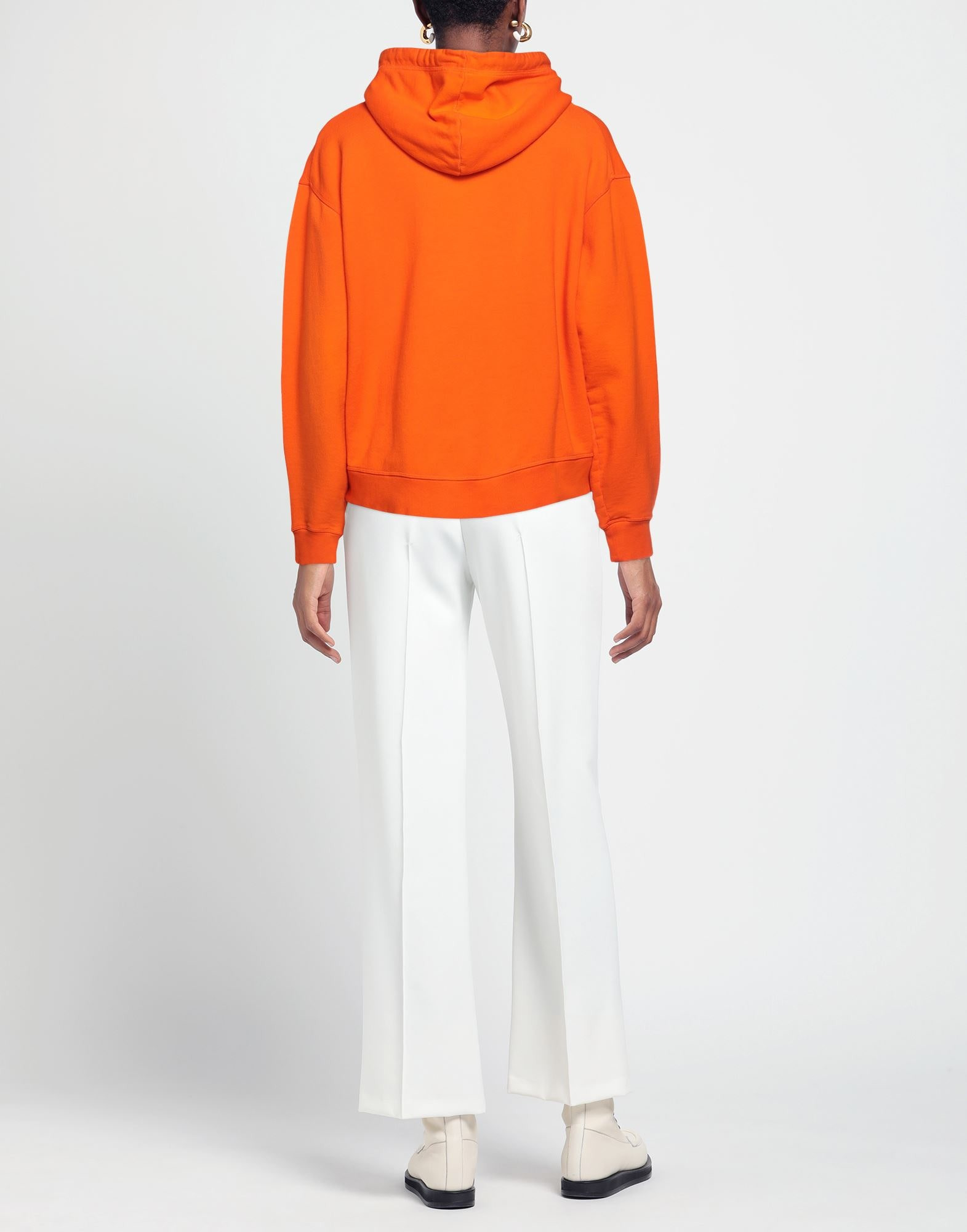 Orange Women's Hooded Sweatshirt - 3