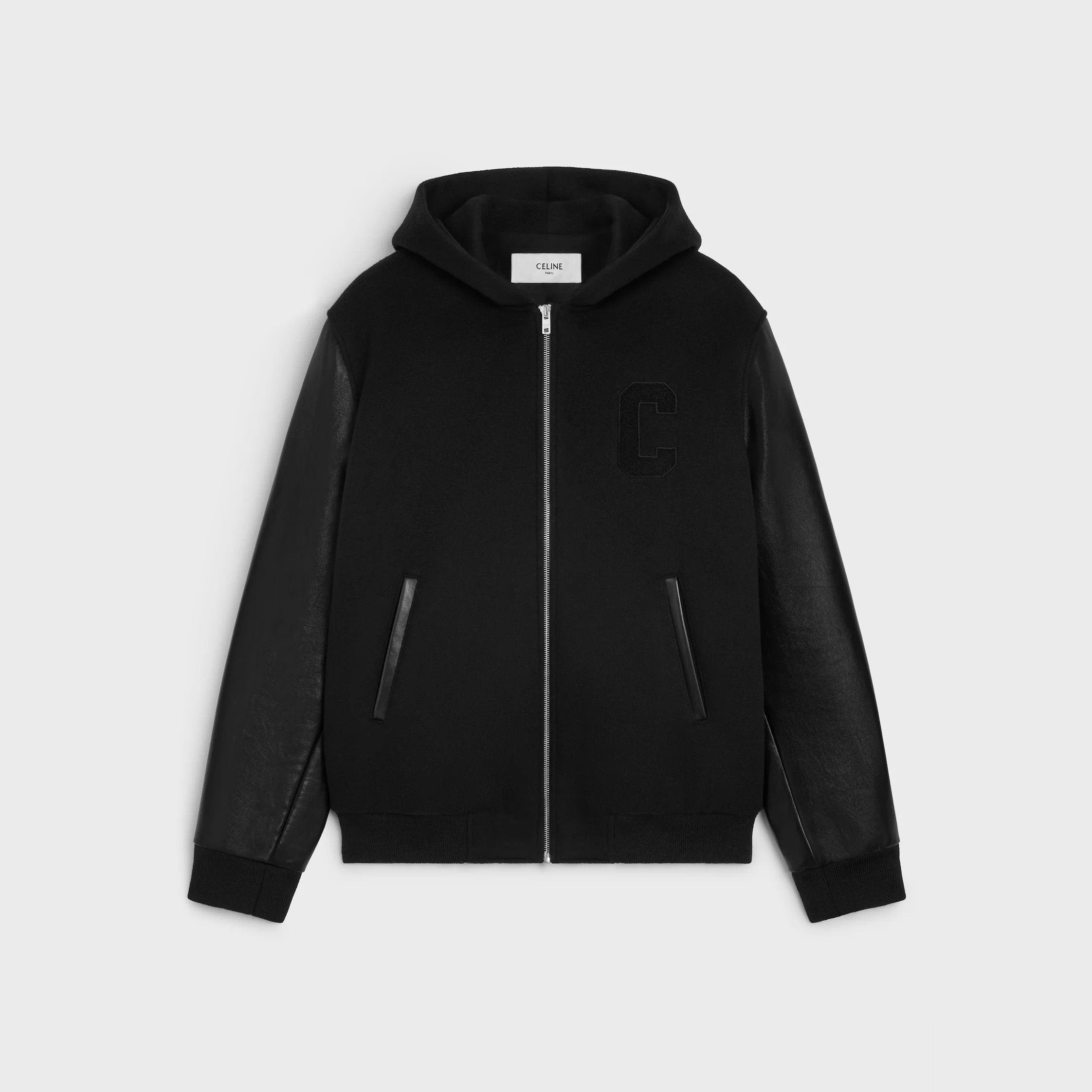 TEDDY JACKET IN DOUBLE-FACE WOOL - 1