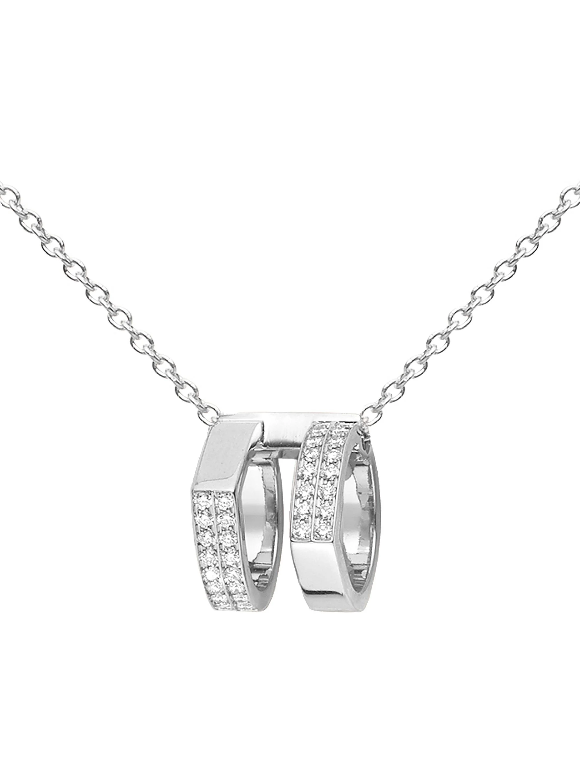 Women's Antifer 18K Gold & 0.12 TCW Diamond Pendant Necklace - White Gold - 1