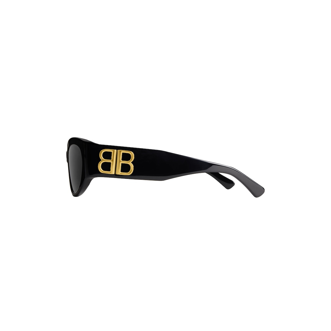 Women's Bossy Round Af Sunglasses  in Black - 2