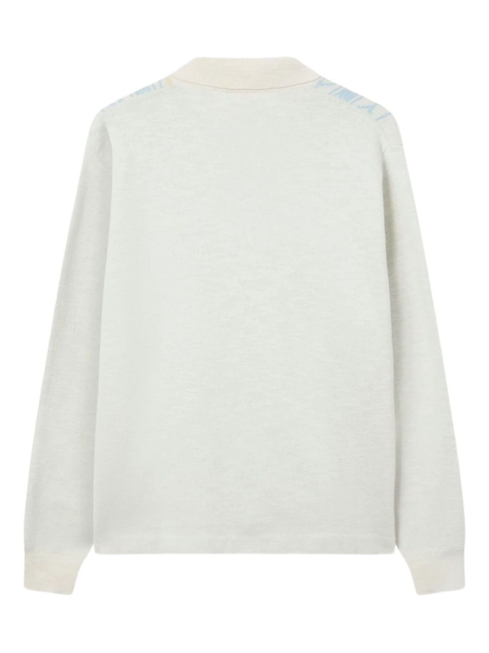 polo-neck patterned cardigan - 2
