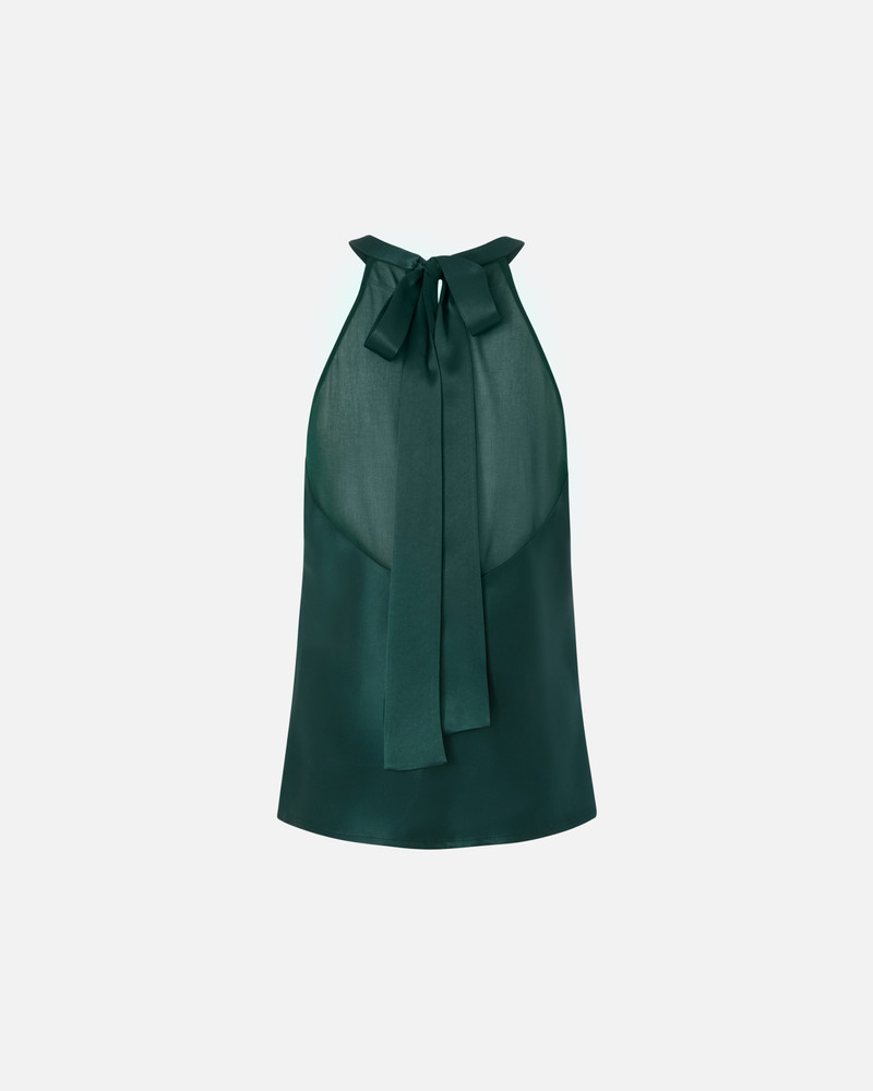 PINKO FLOWING TOP WITH BOW outlook