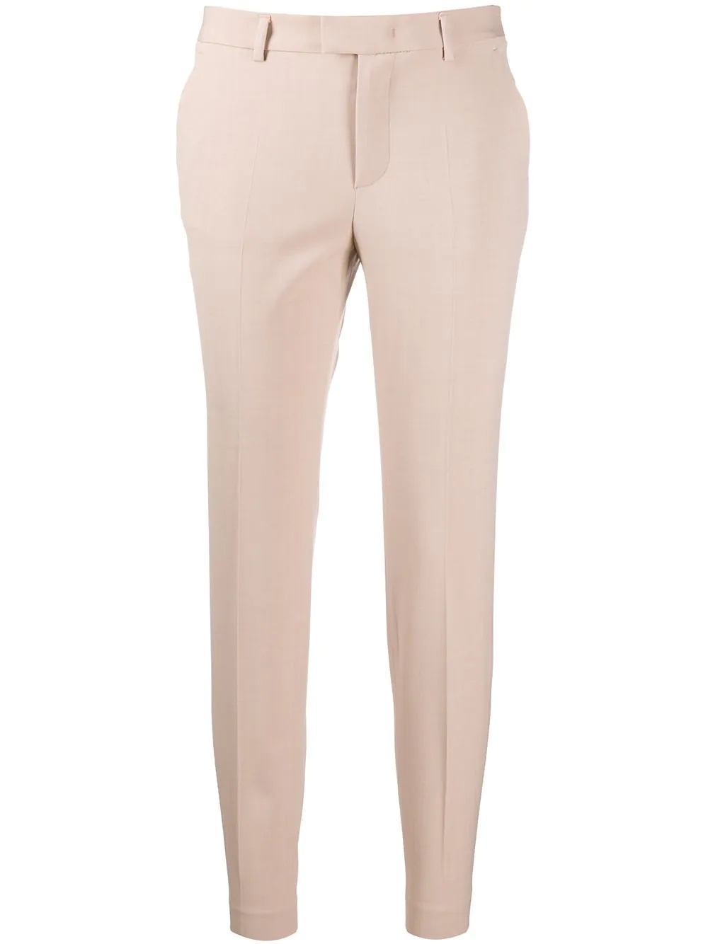 slim-fit cropped trousers - 1