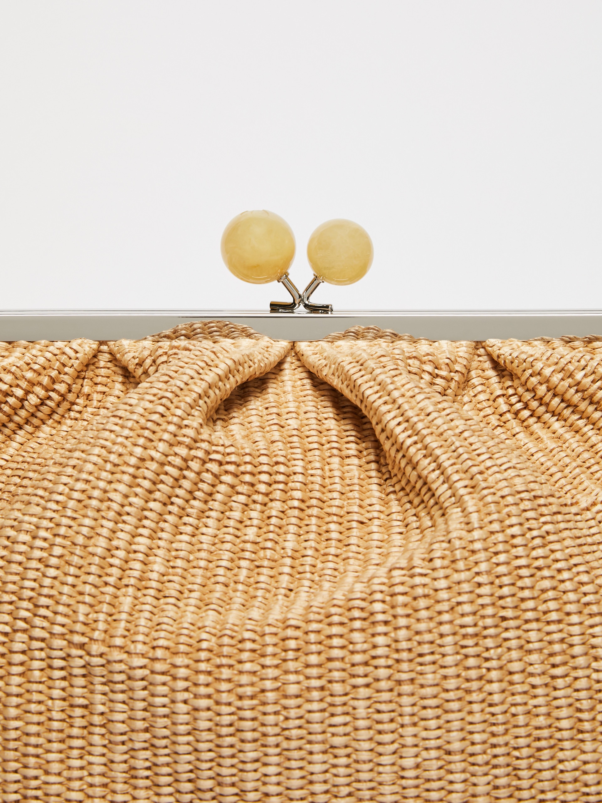 NABARRO Large raffia-look Pasticcino Bag - 5