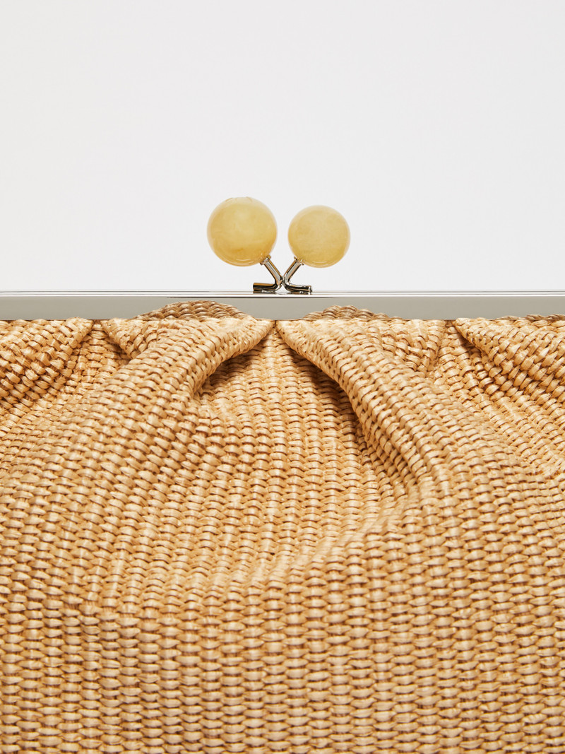 NABARRO Large raffia-look Pasticcino Bag 5