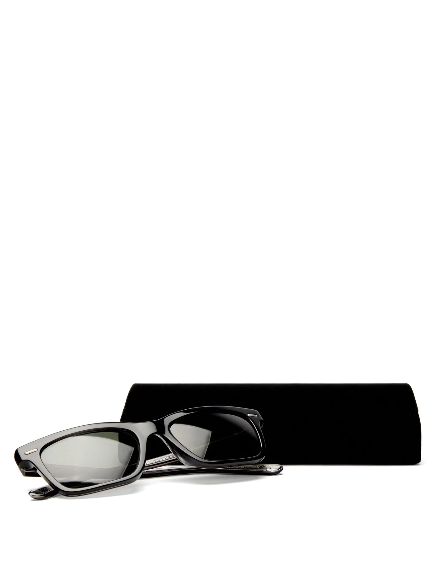 X Oliver Peoples rectangular acetate sunglasses - 5