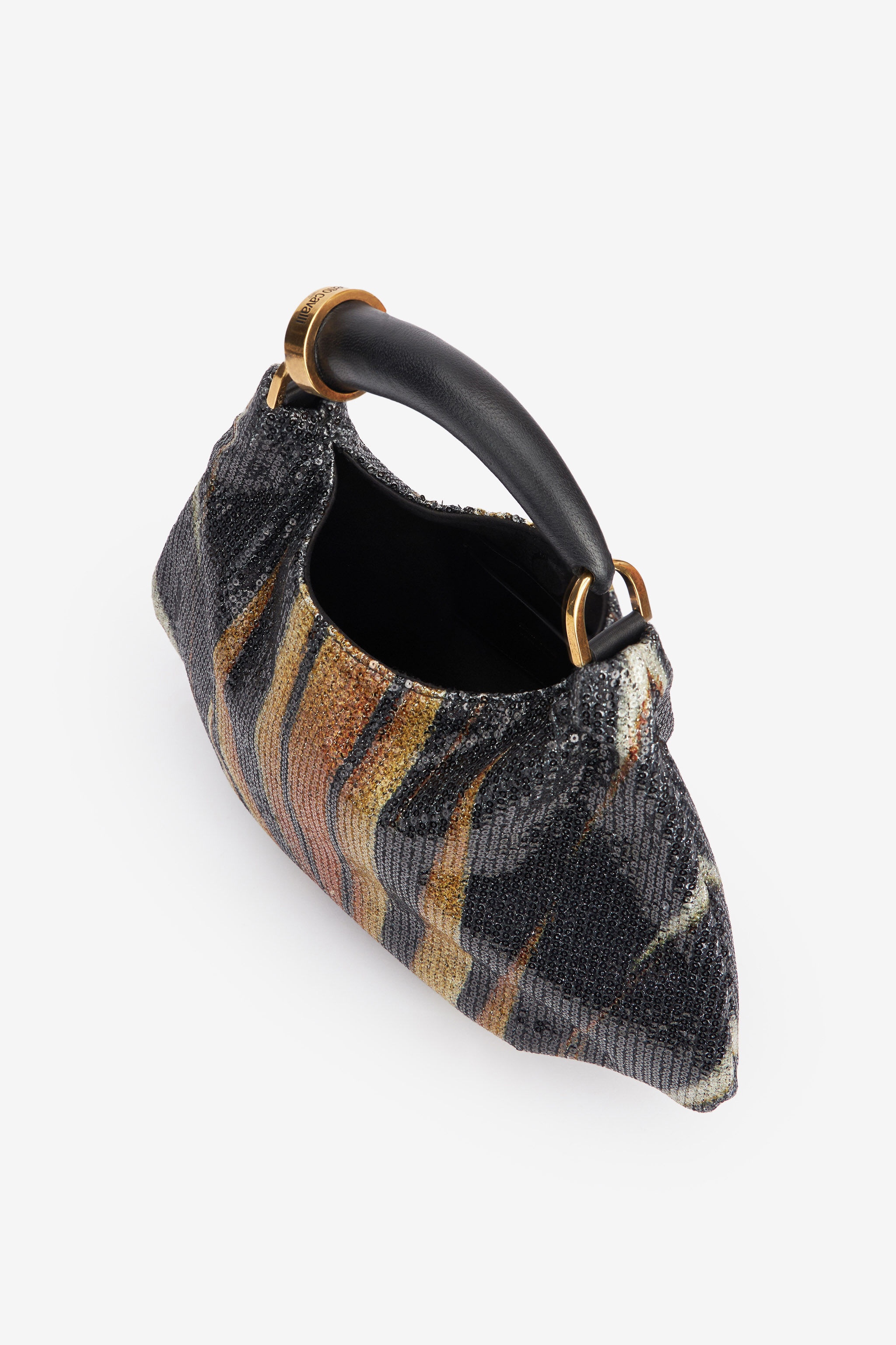 Fang Small Hobo Bag with Sequins - 6