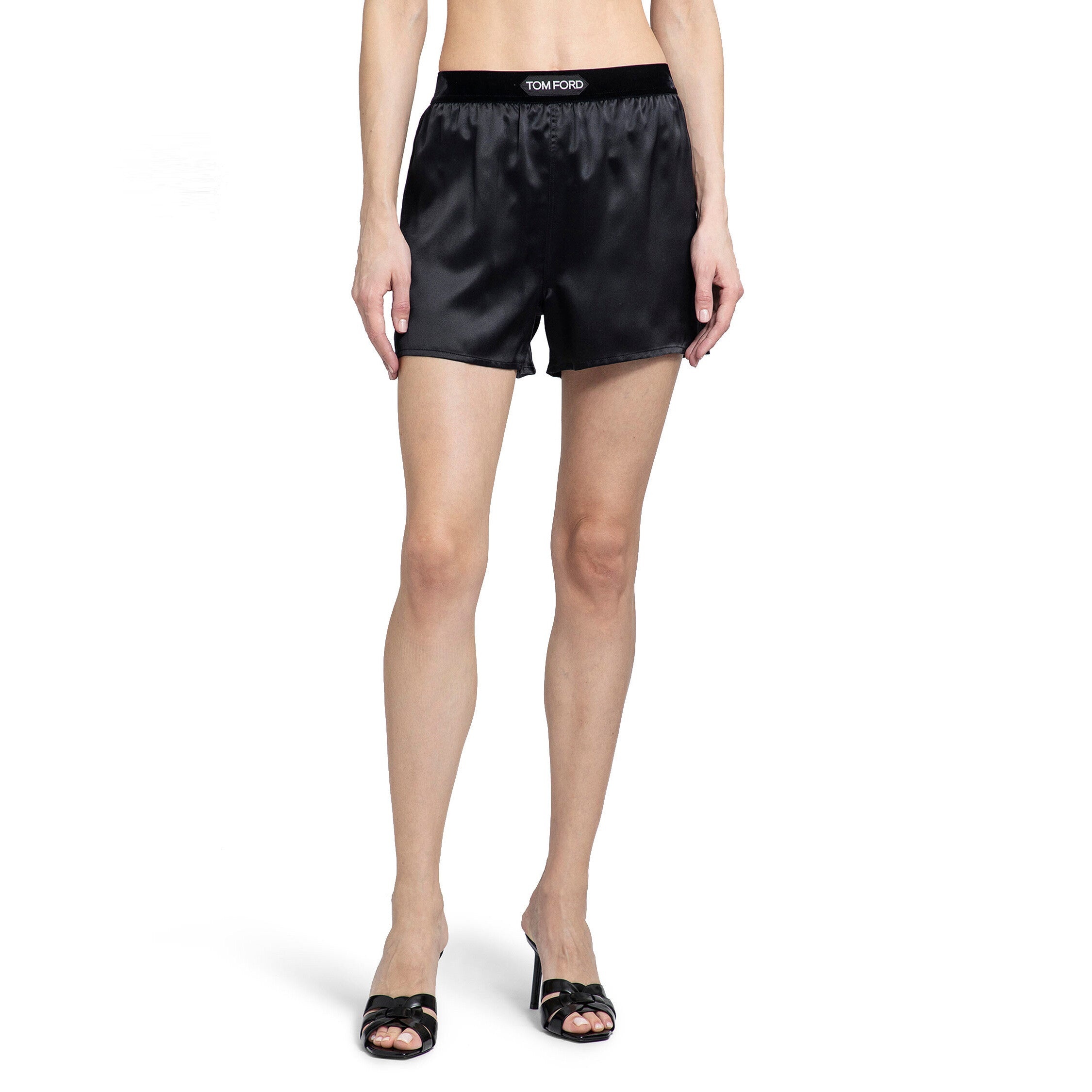 TOM FORD WOMAN BLACK SHORTS - 6