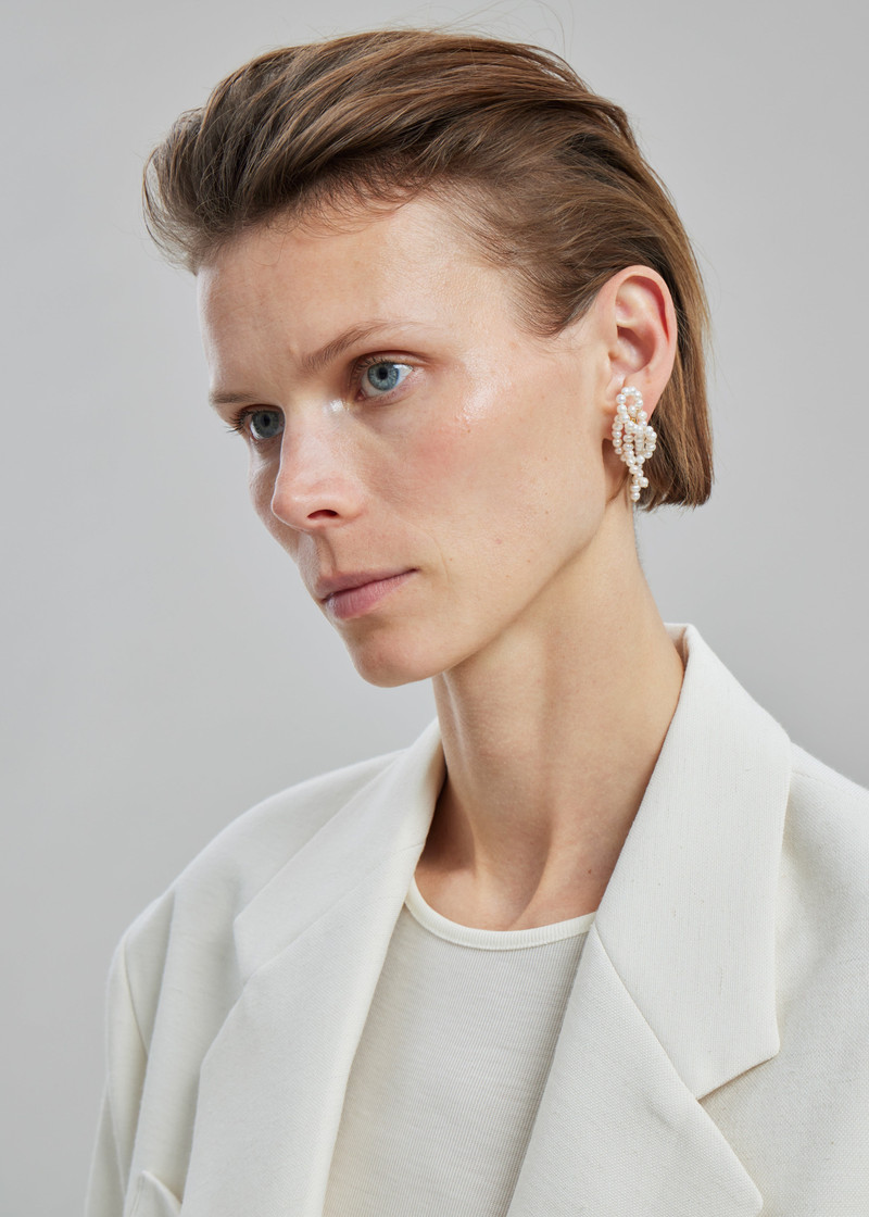 Completedworks The Break Between The Clouds Earrings - White 6