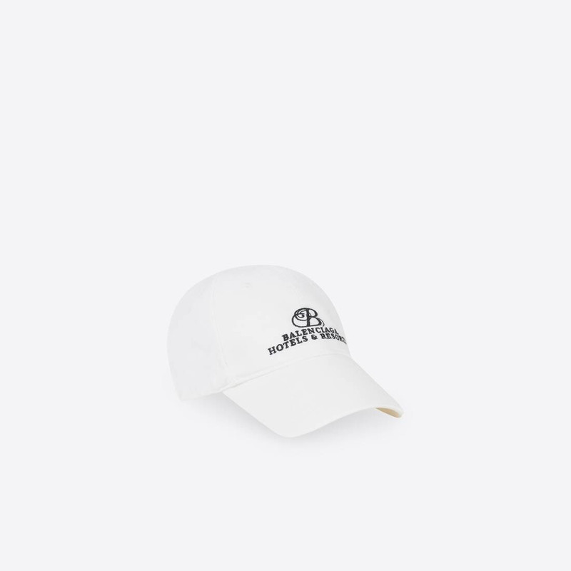 Resorts Cap in White/black 3