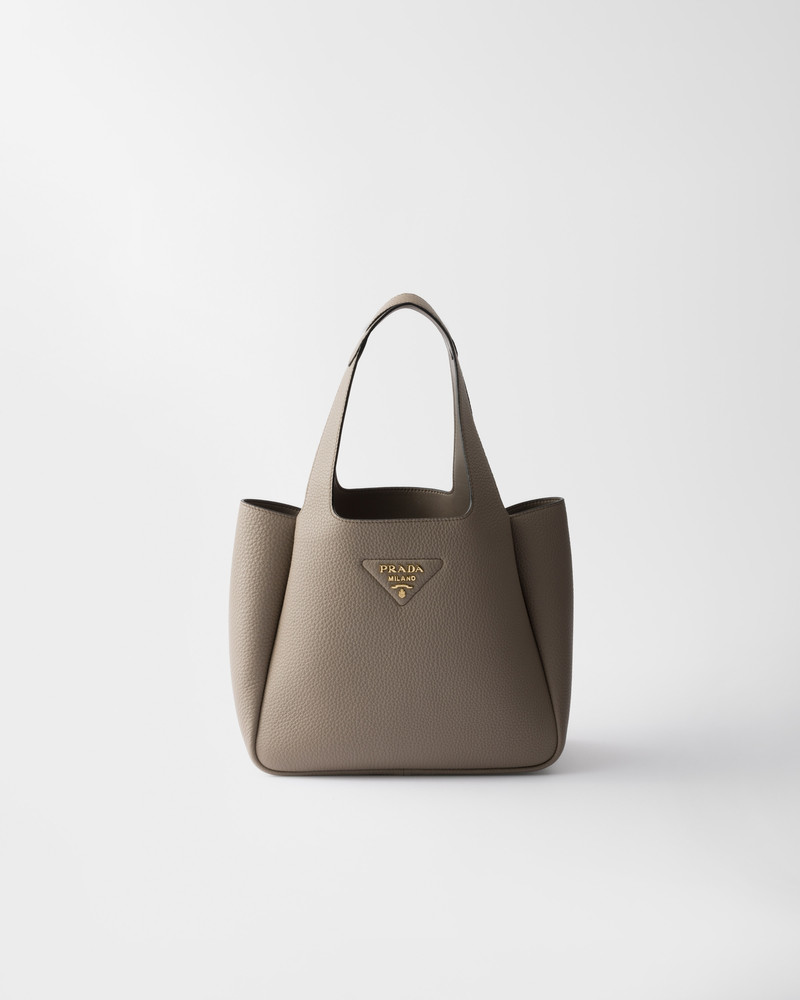 Small leather tote bag 1