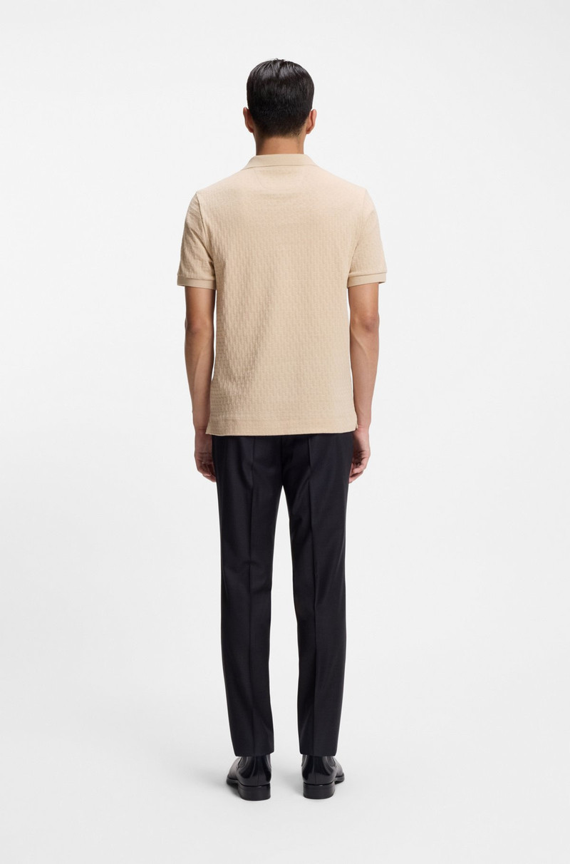 JOHNNY-COLLAR POLO SHIRT IN ITALIAN STRETCH COTTON 5
