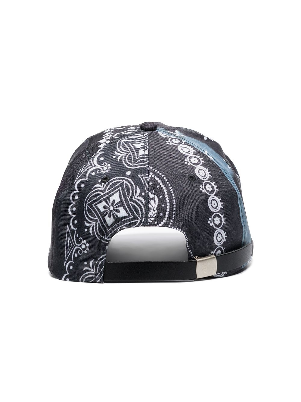 bandana-print baseball cap - 4