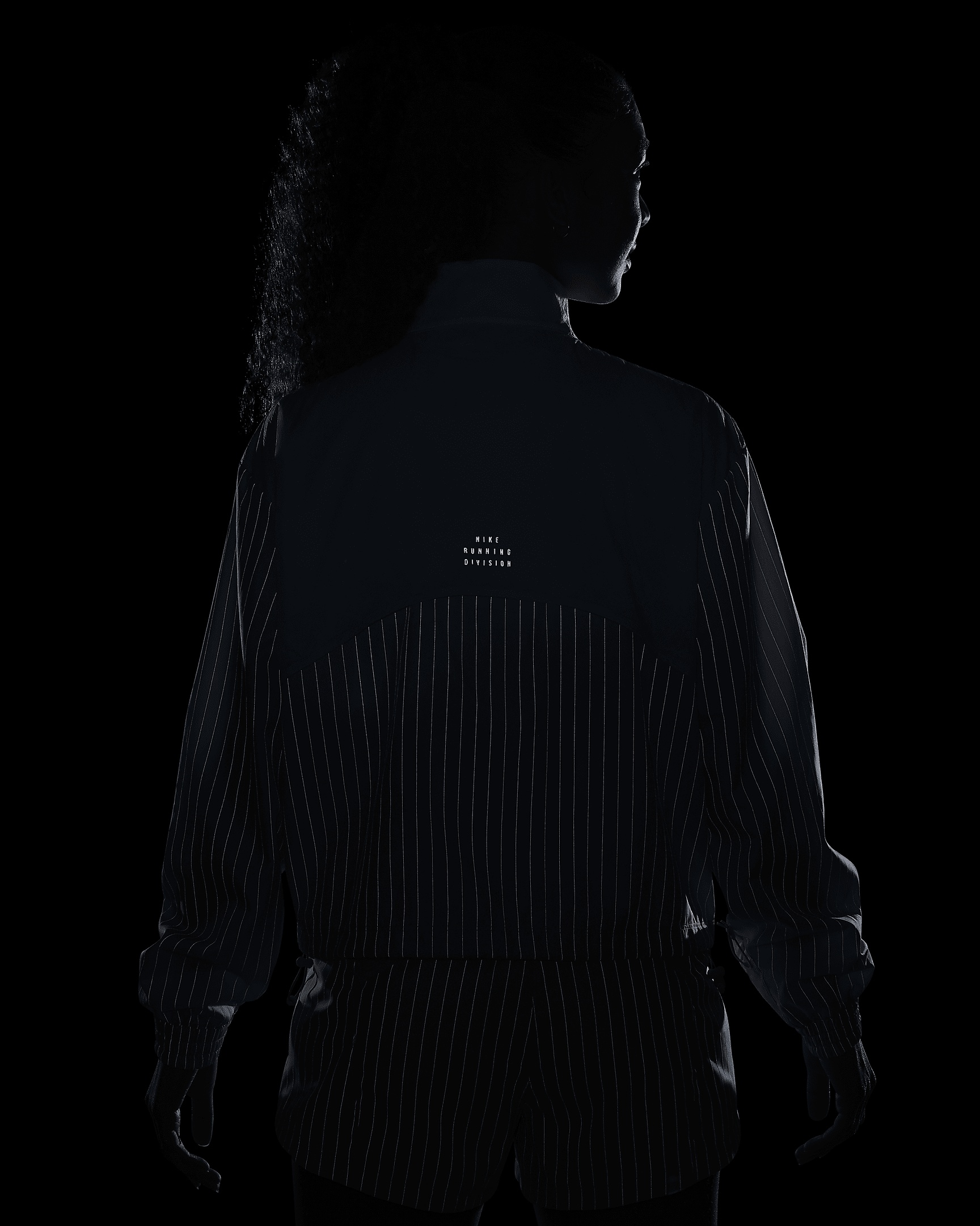 U340/NIKE RUNNING DIVISION ジャケット L 黒 Nike Nike Running Division Women's Running Jacket | REVERSIBLE