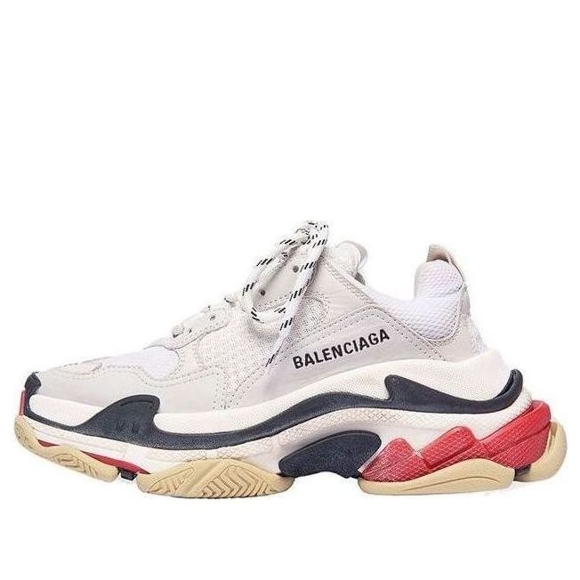 (WMNS) Balenciaga Triple S 'White Black Red' 2019 524037W09E19000 - 1