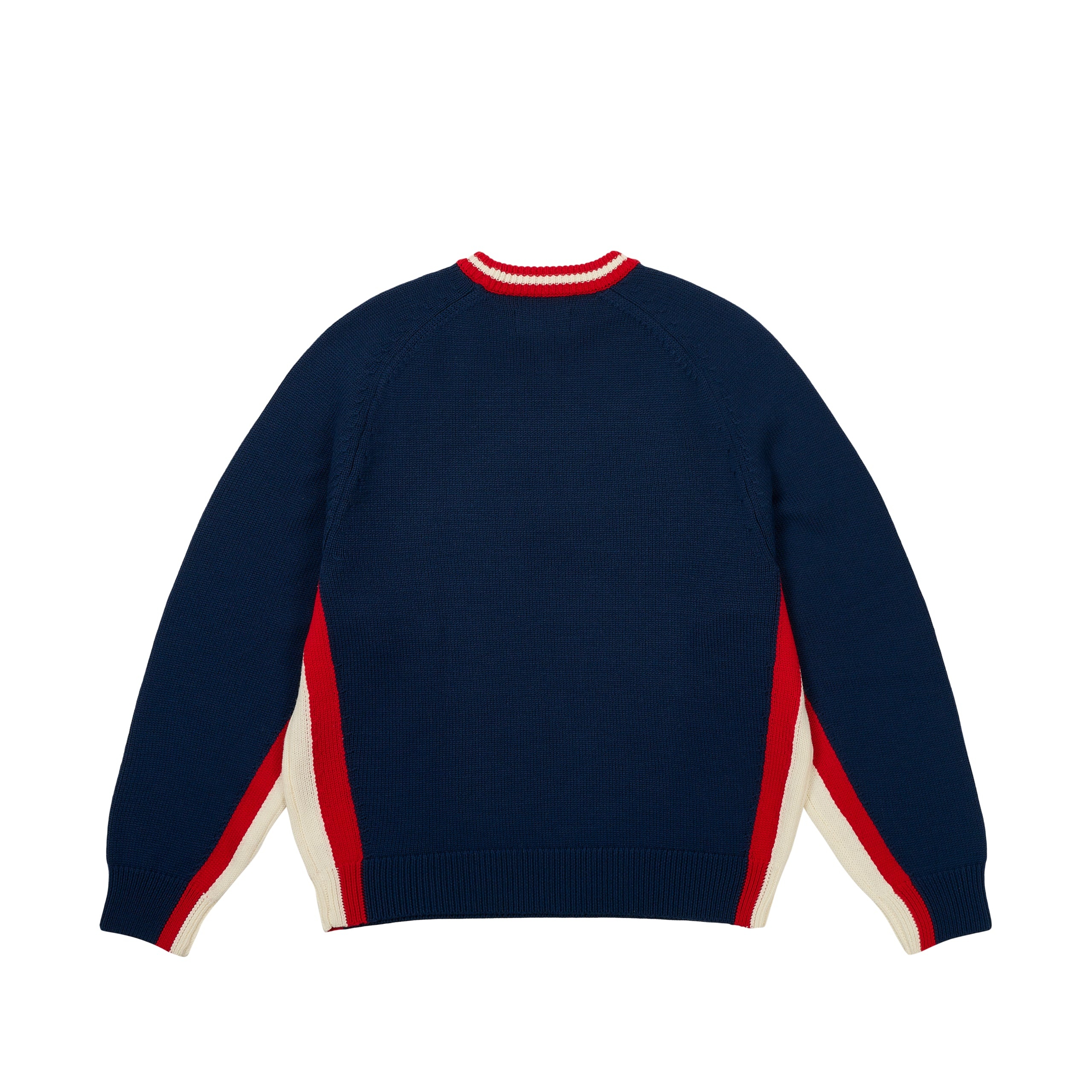 PALACE TRI COLOUR KNIT NAVY | palace | REVERSIBLE