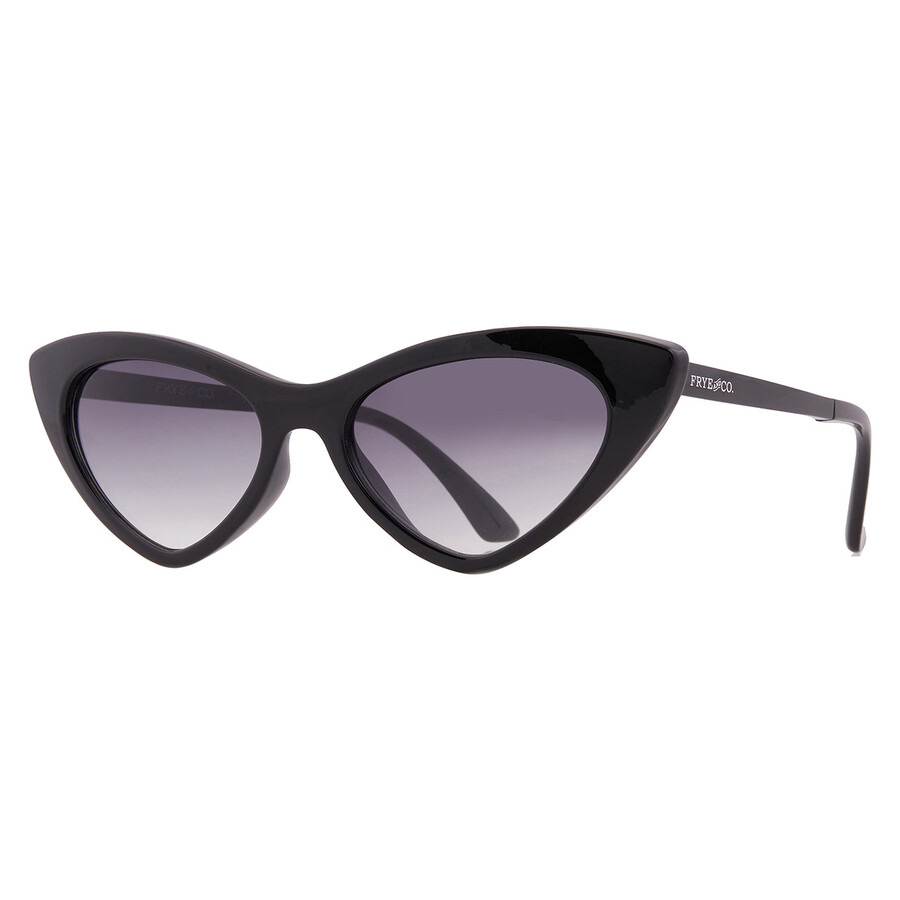 Frye - Frye 58961FCO001 Smoke Cat Eye Ladies Sunglasses 10260442.COM BLKSMK - 2