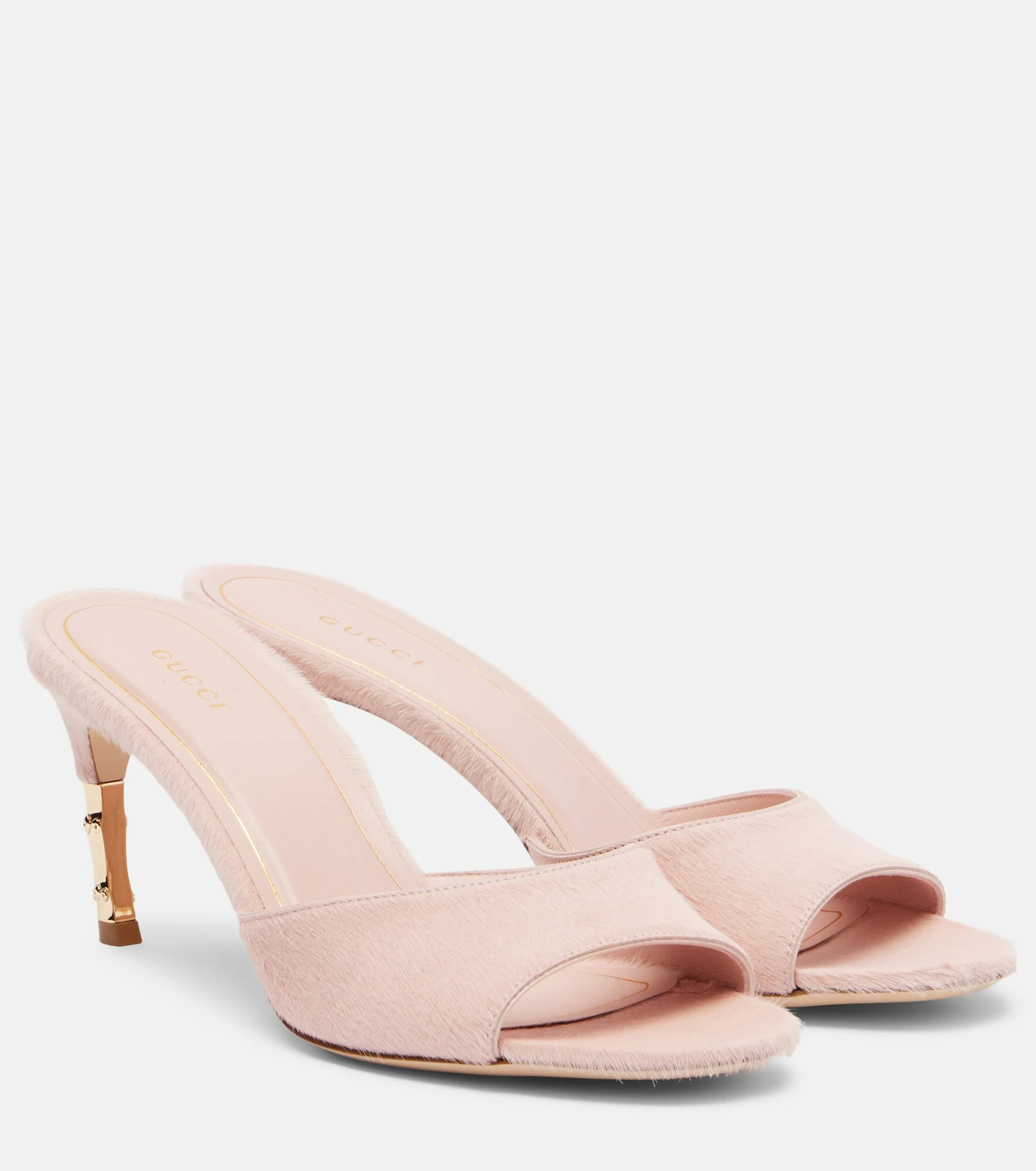 Castello calf hair mules - 1