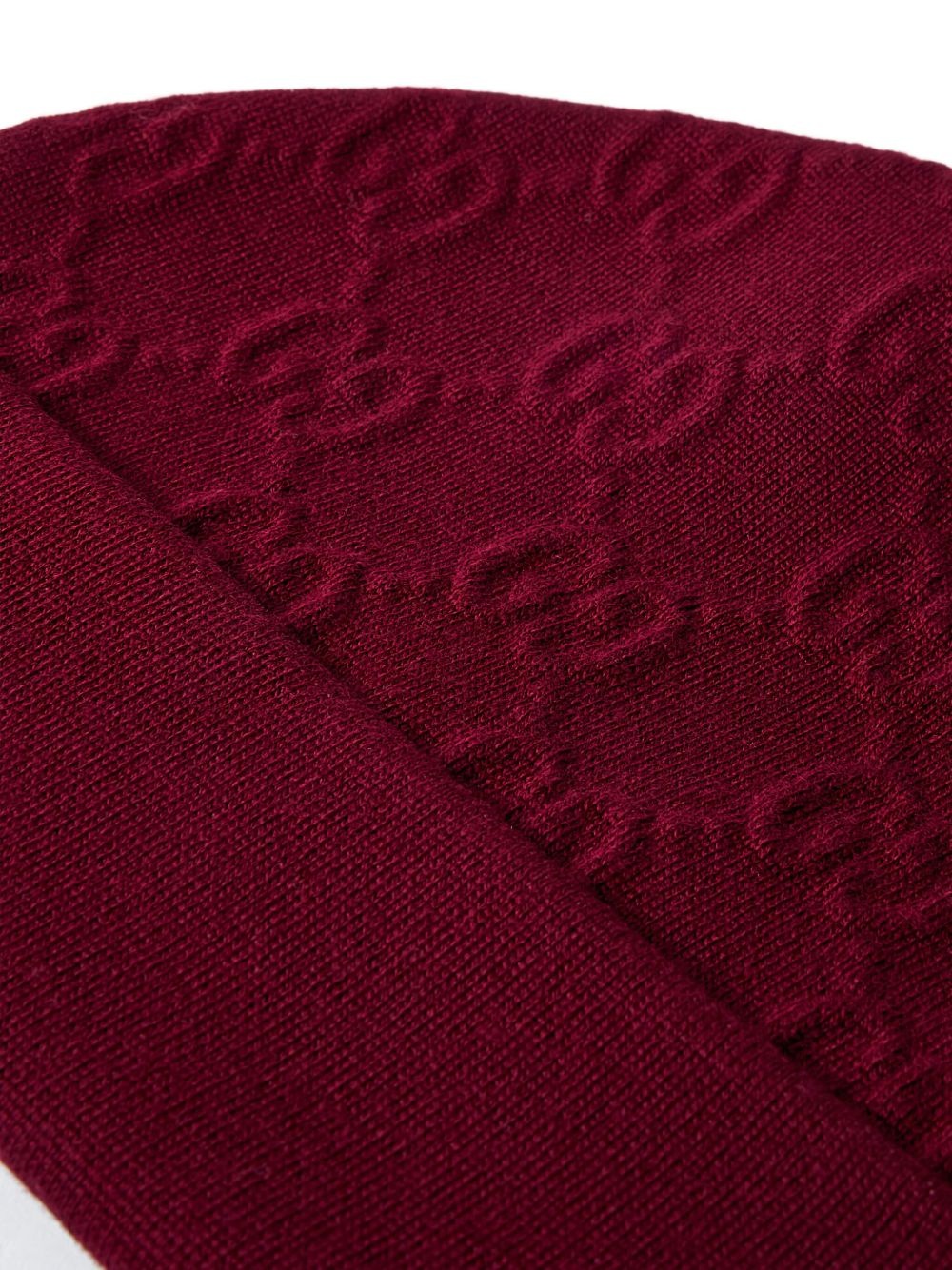 GG-pattern beanie hat - 2