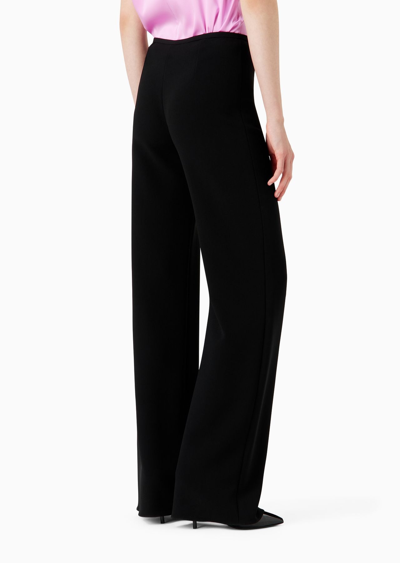 Cady crêpe palazzo trousers - 3