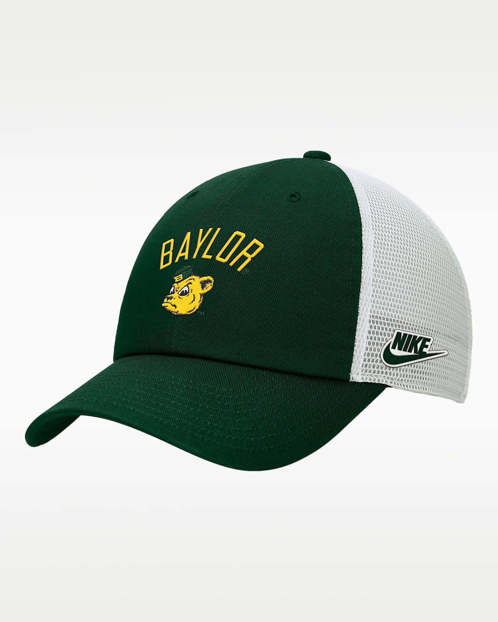 Nike College (Baylor) Unstructured Trucker Cap - 1