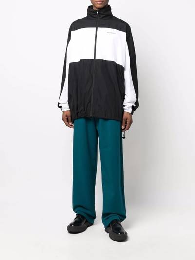 BALENCIAGA embroidered logo track pants outlook