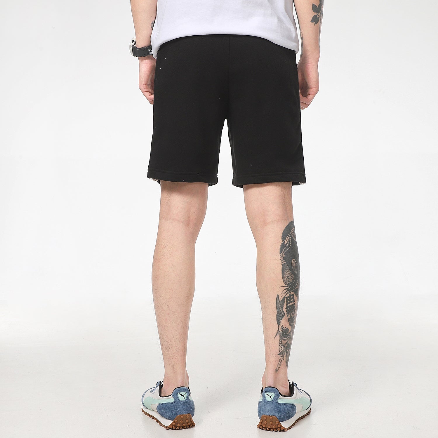 PUMA Rebel Sweat Shorts 'Black' 533192-01 - 4