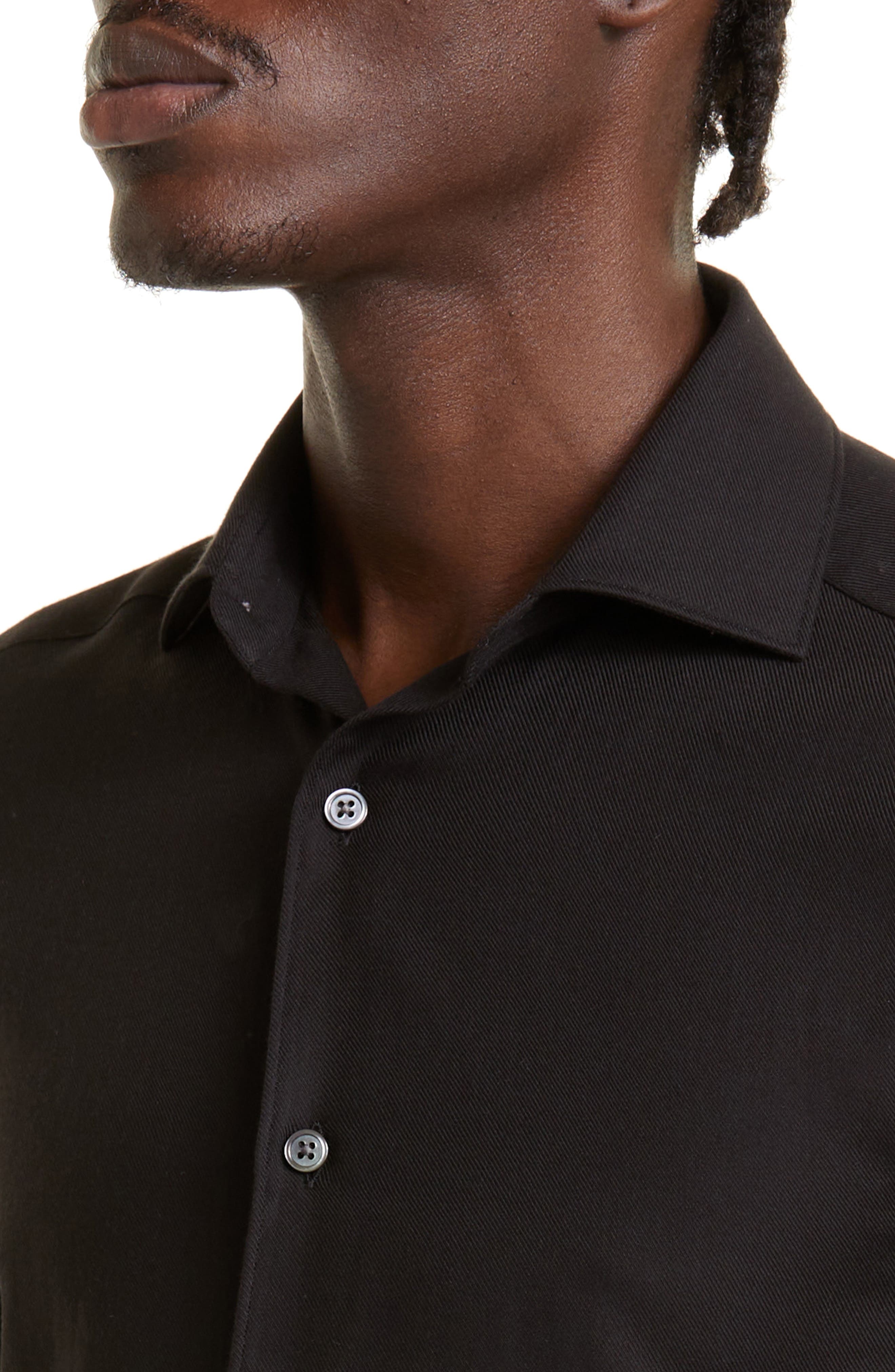 Cashco Cotton & Cashmere Button-Up Shirt - 4