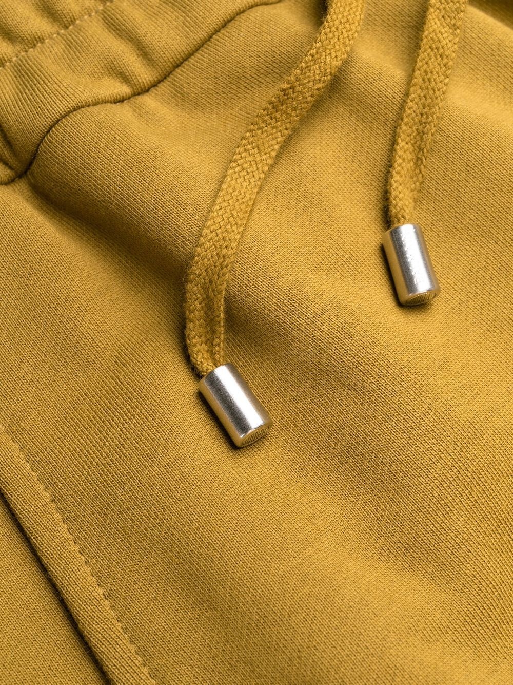 flocked-logo organic cotton track trousers - 6