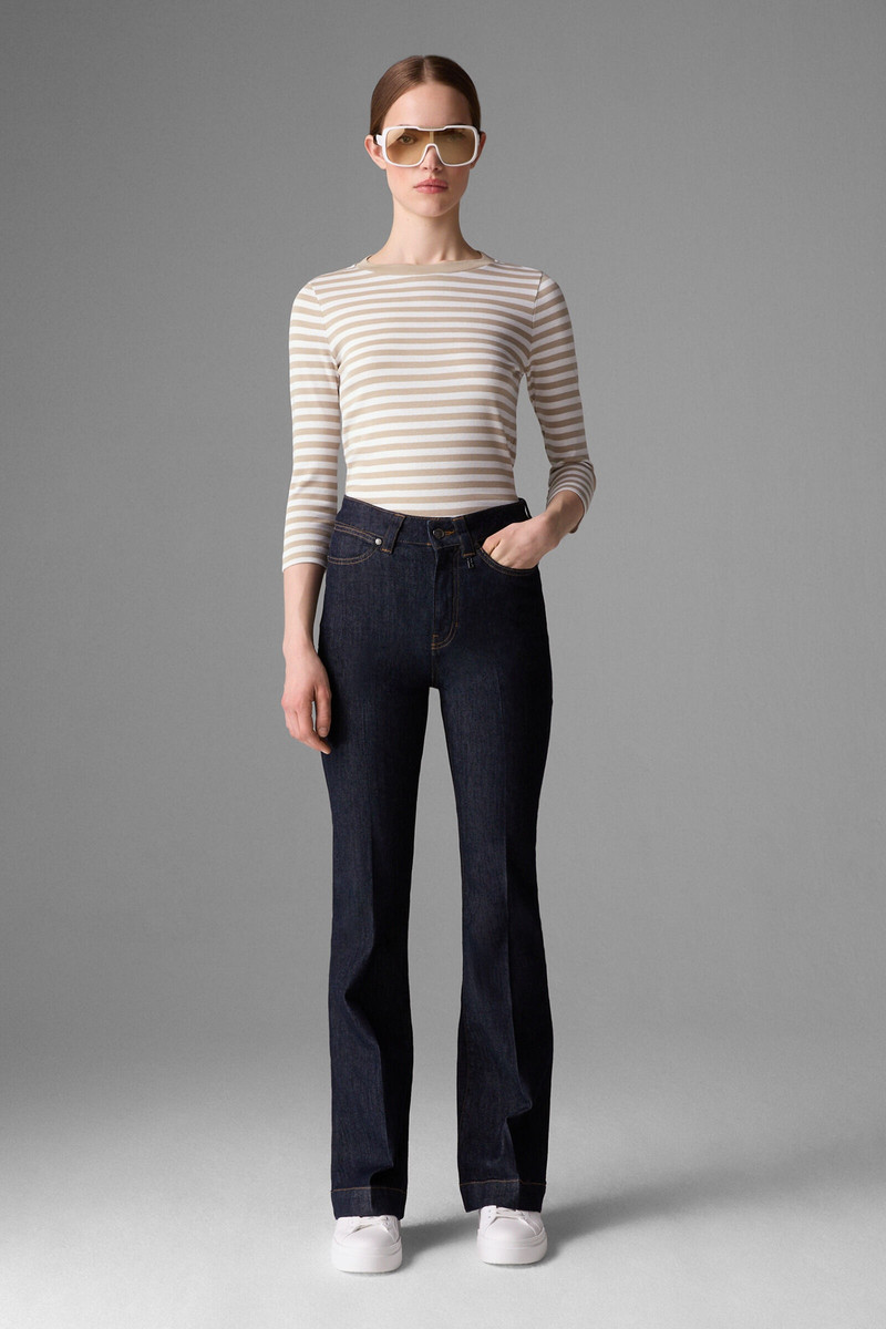 BOGNER Devin Flared fit jeans in Dark denim blue outlook