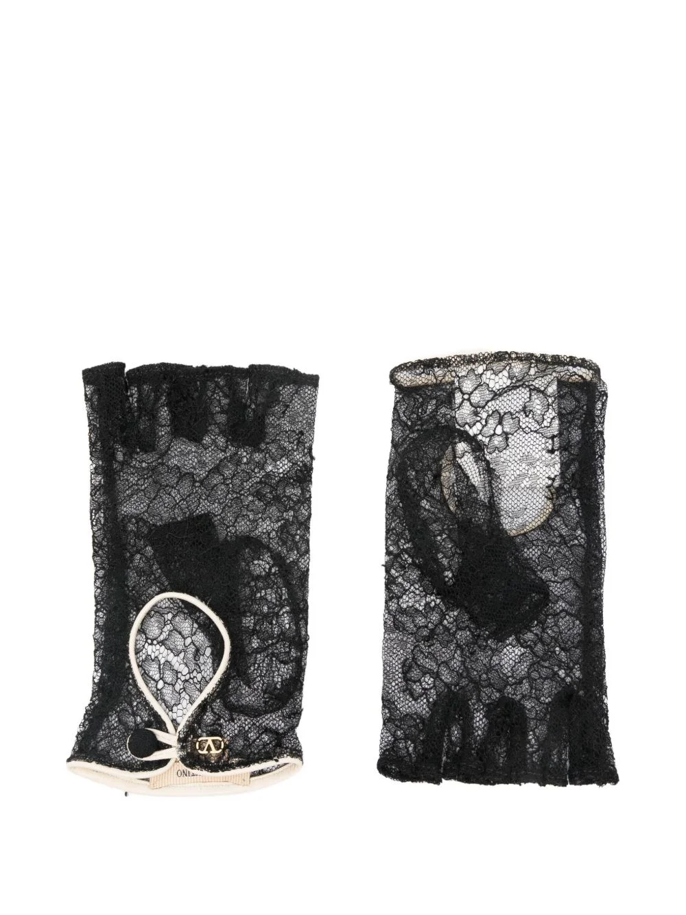 VLogo Signature lace gloves - 1