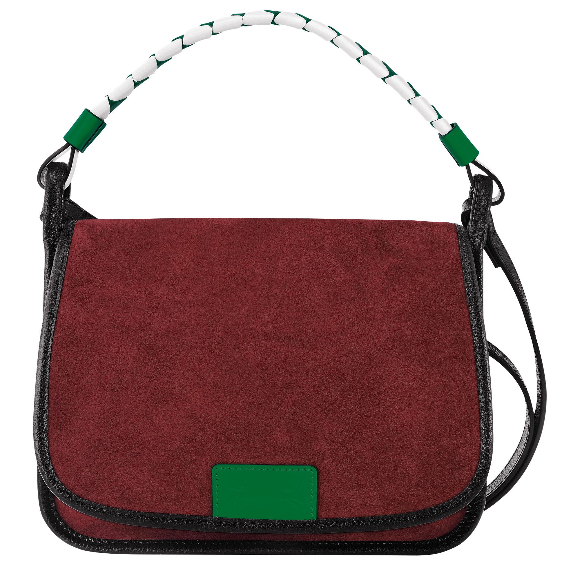 Le Foulonné M Crossbody bag Mahogany - Leather - 1