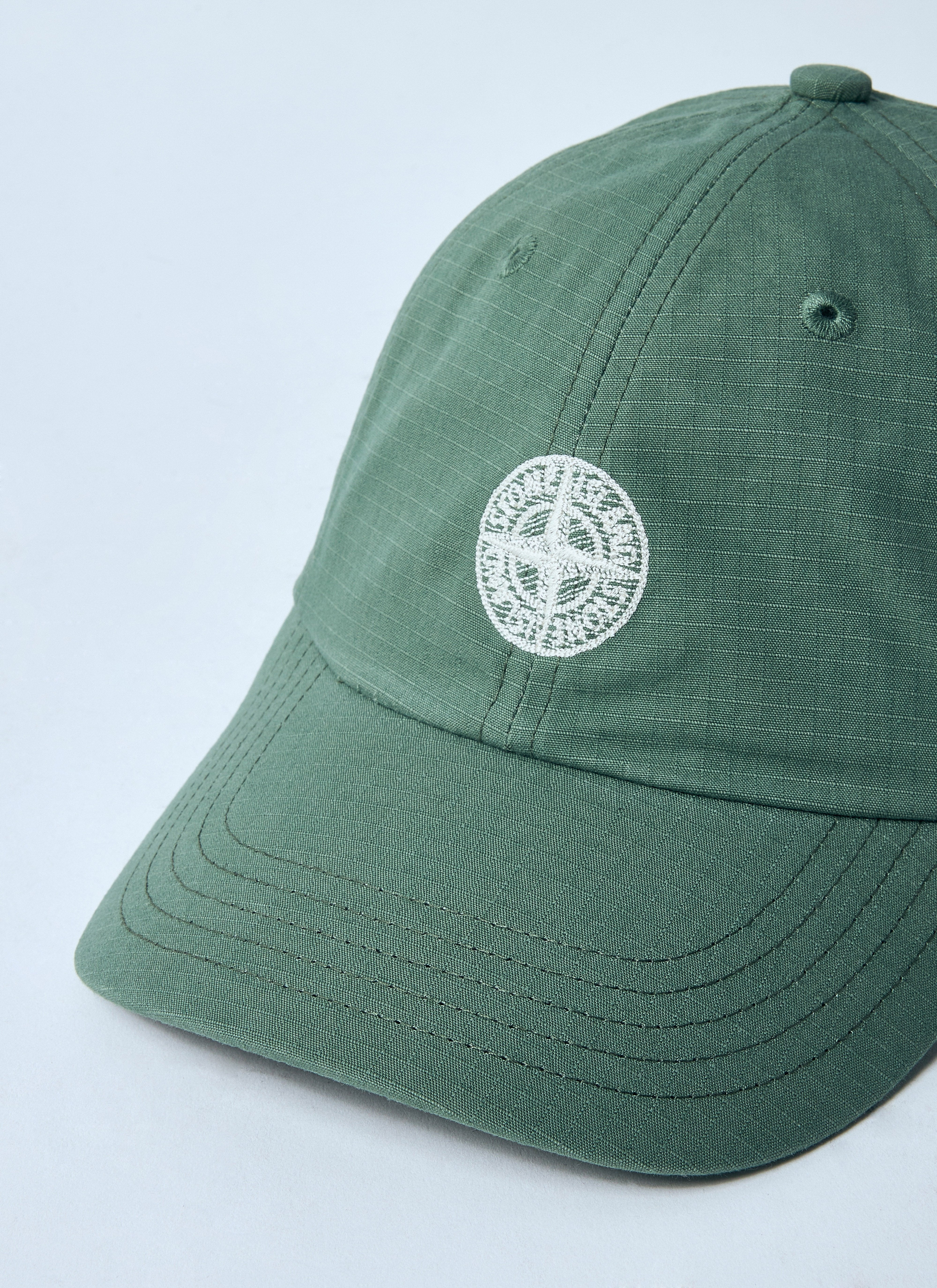 Stone Island Men Logo Motif Baseball Cap - 6