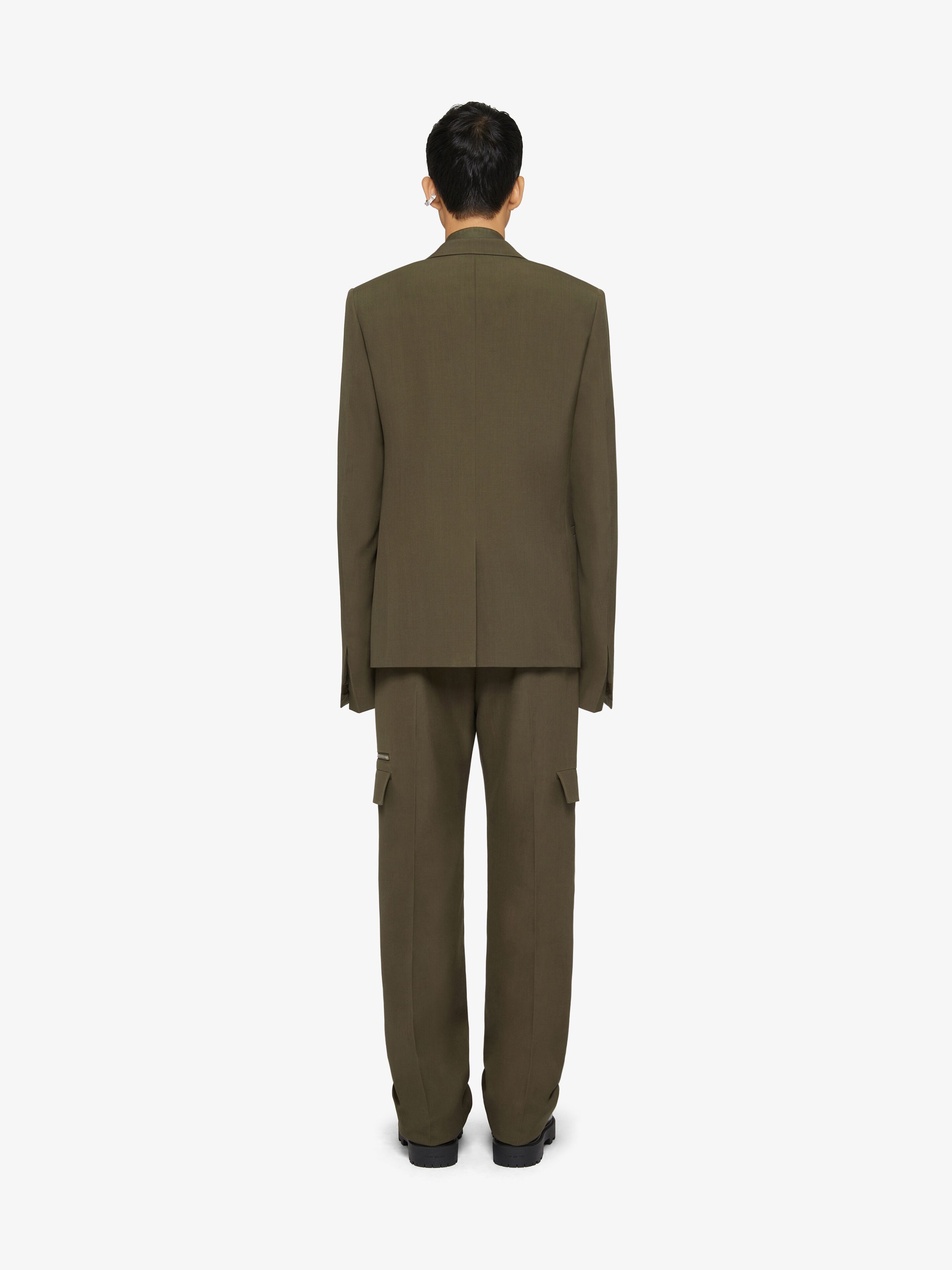 SLIM FIT JACKET IN WOOL - 4