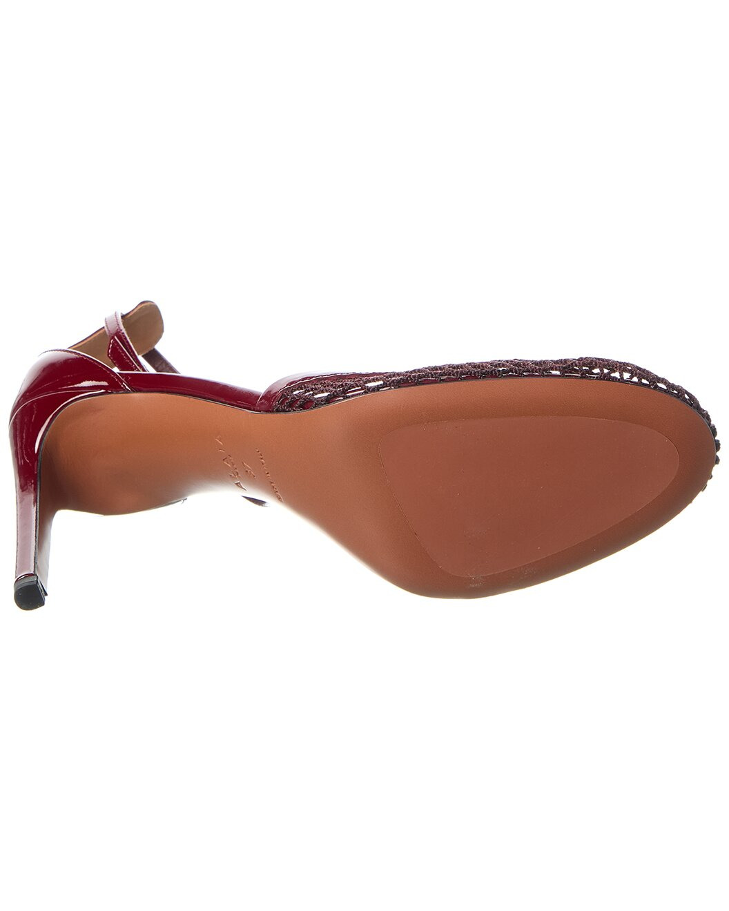 ALAIA Fishnet Mesh & Patent Pump - 4